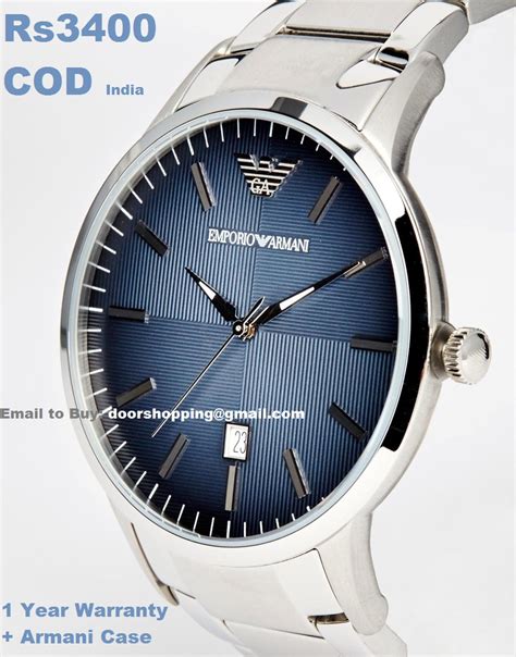 armani watches india discount
